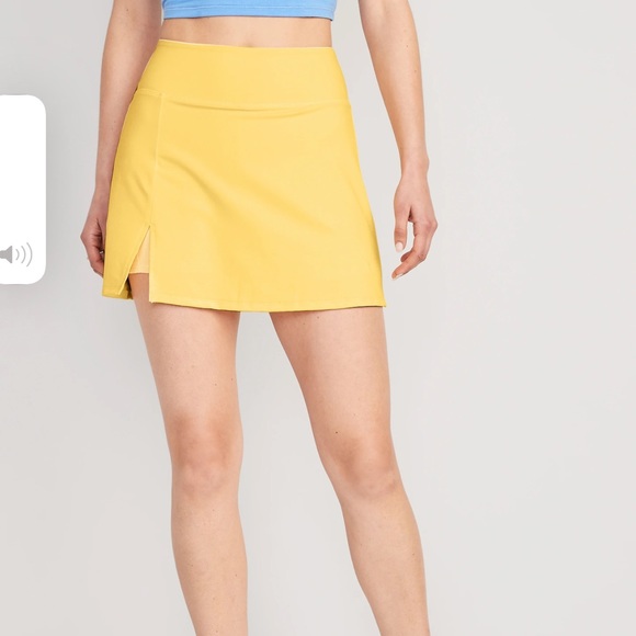 NWT OLD NAVY Extra High-Waisted PowerChill Color: Buttercup  SIZE 3X - Picture 2 of 10